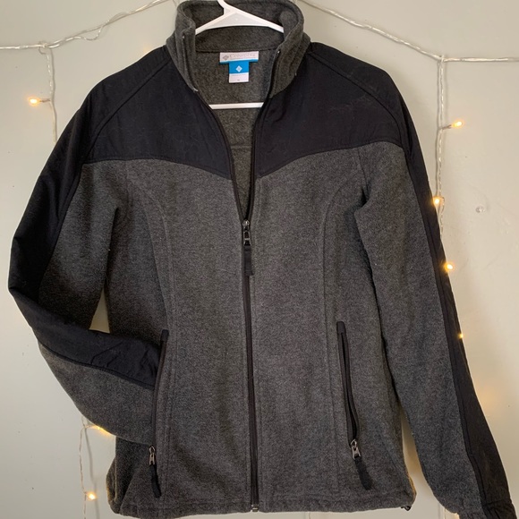 dark gray columbia jacket